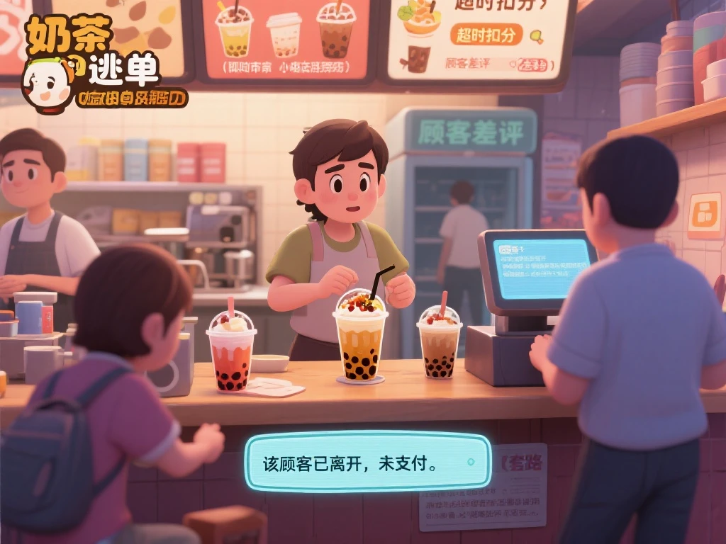 惊悚经营游戏《奶茶店》热销！顾客逃单成最大噩梦