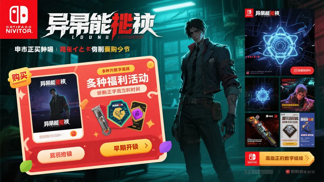 《异能缉凶》NS版预购开启 外传新作《Staffer Reborn》同步亮相
